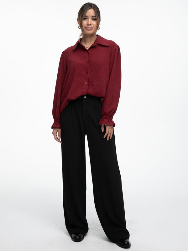 Bluse "Tini" in Burgundy