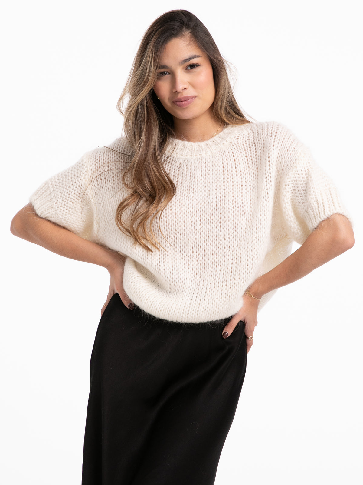 Pullover "Melli" in Creme