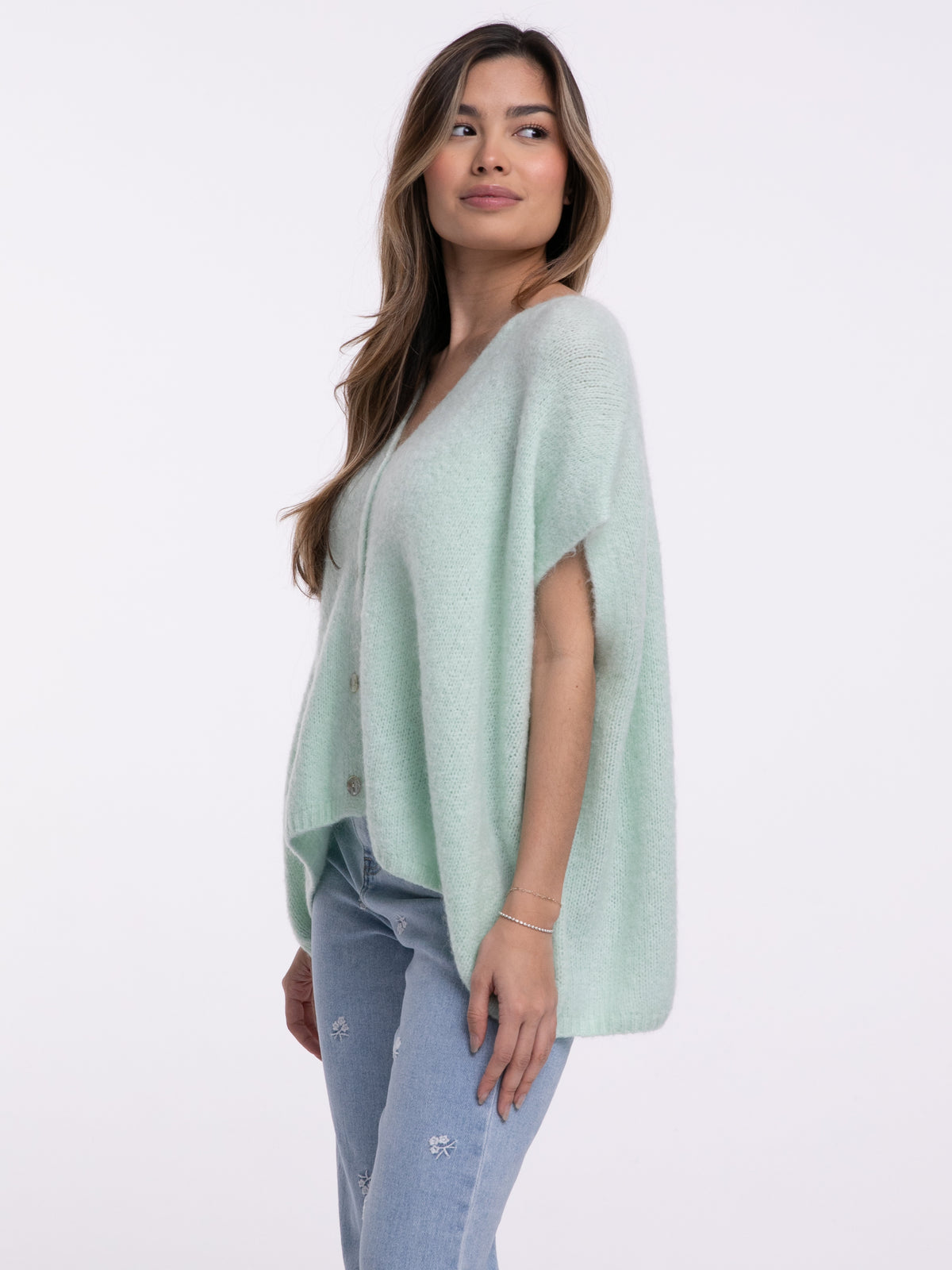 Cardigan "Marina" in Mint