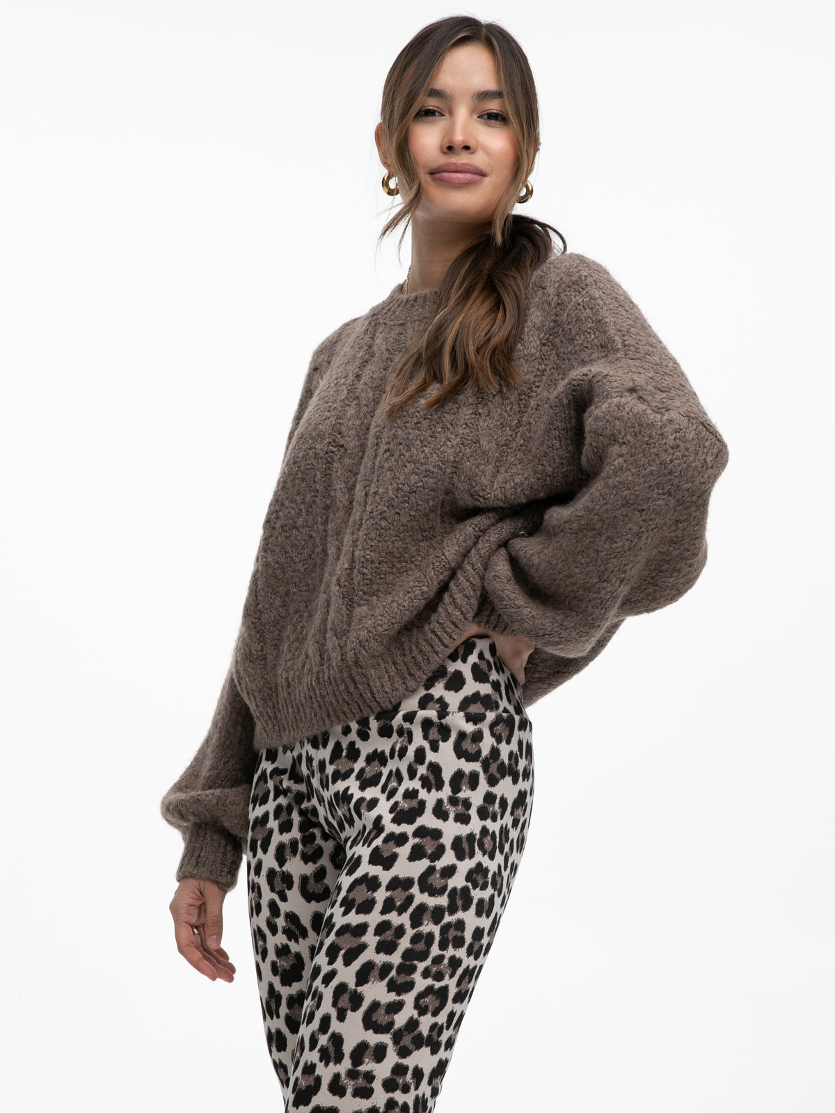 Pullover "Naomy" in Hazelnut