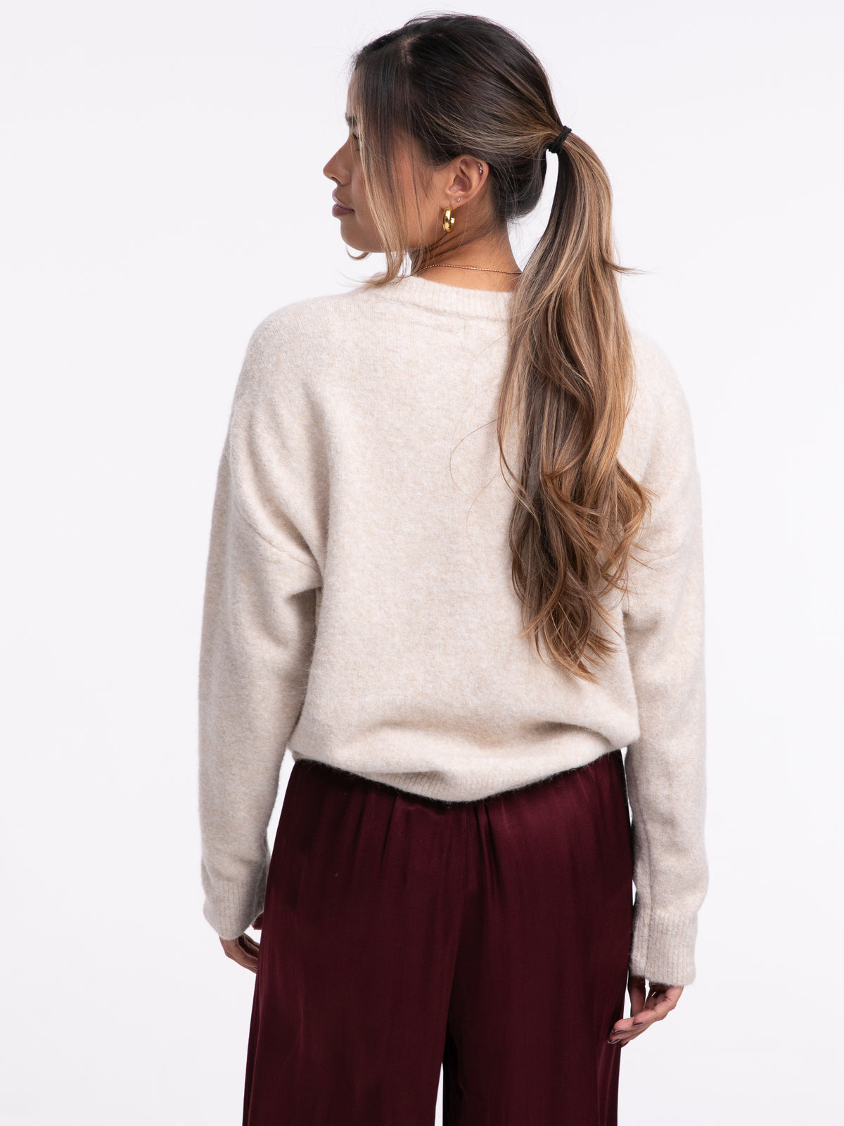 Pullover "Soho" Beige/Flower