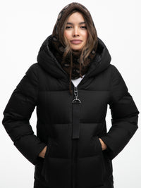 Schal-Mütze "Masha" in Leo Dunkel