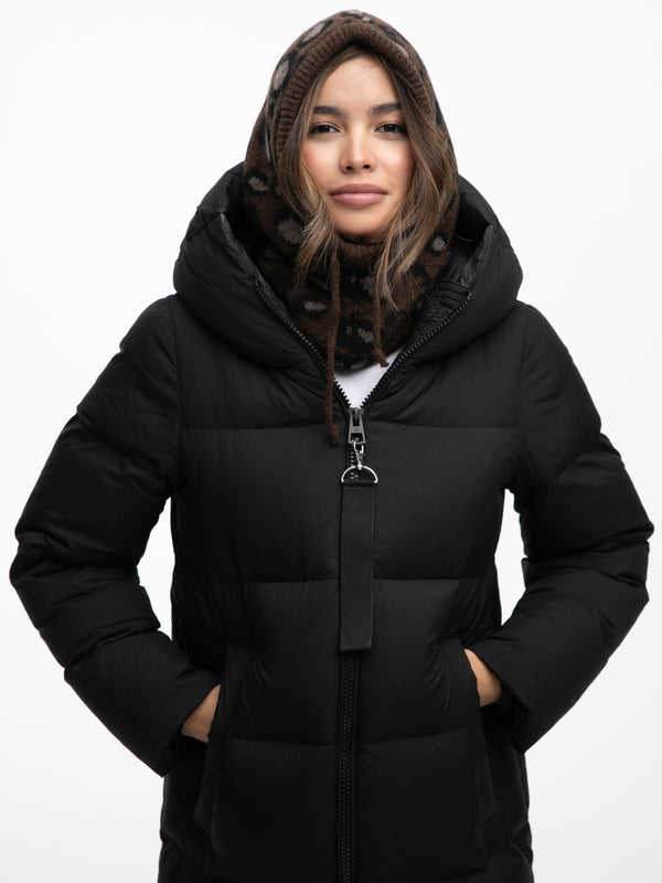 Schal-Mütze "Masha" in Leo Dunkel