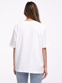 T-Shirt "Club Tropicana" in Weiß