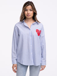 Bluse "Selflove" in Blau
