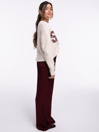 Pullover "Soho" Beige/Flower