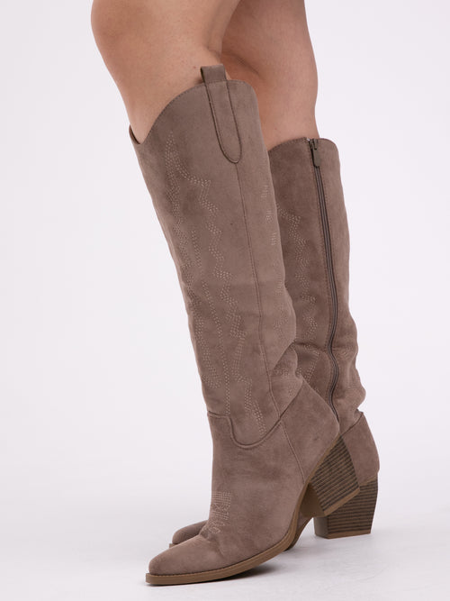 Cowboystiefel "Tennessee" in Taupe