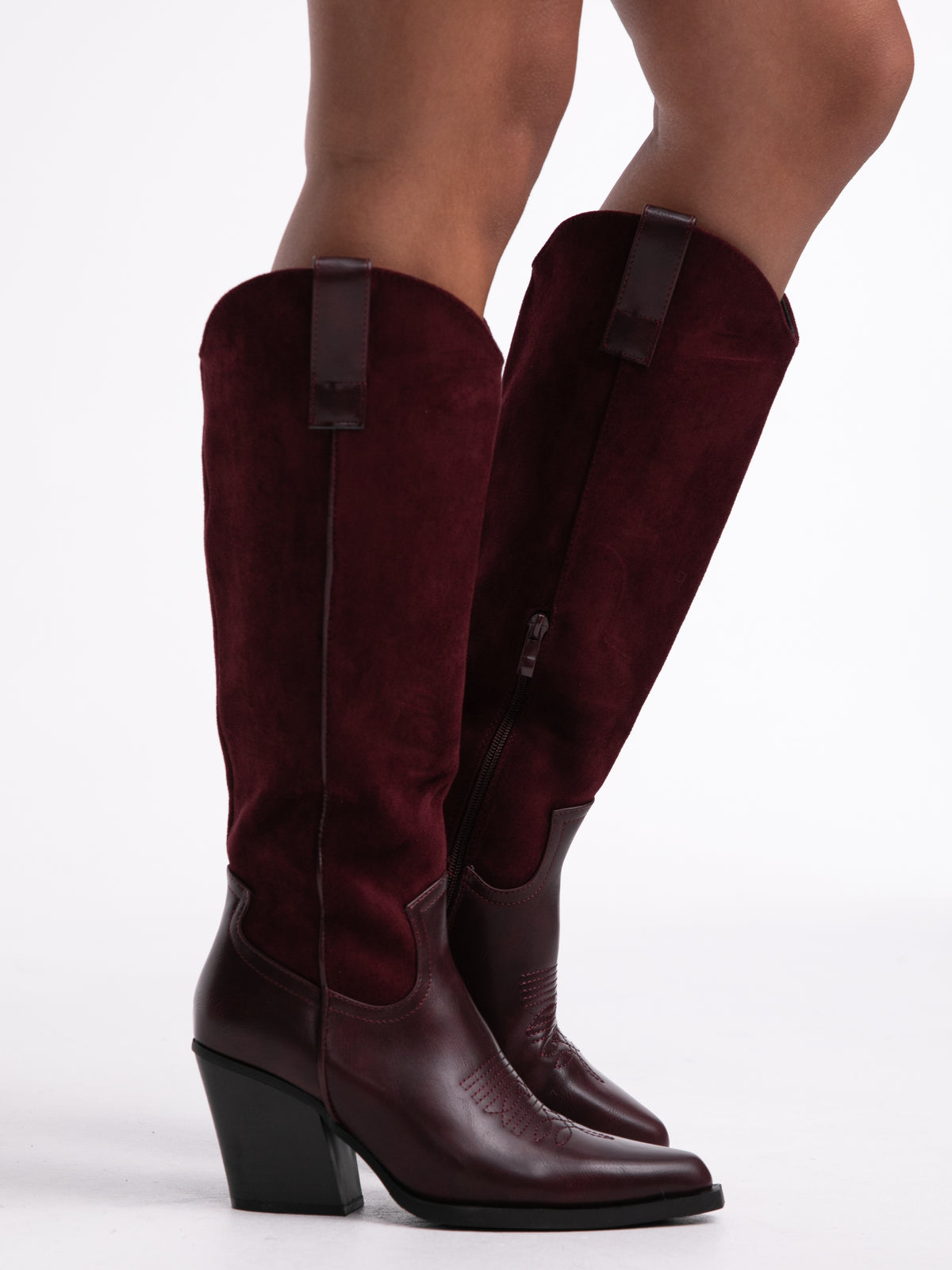 Cowboystiefel "Nashville" in Burgundy