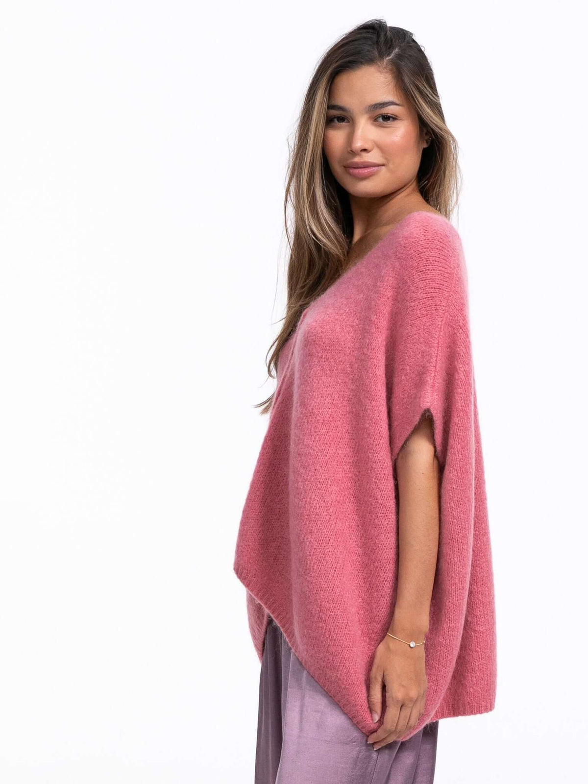 Cardigan "Marina" in Dusty Rose