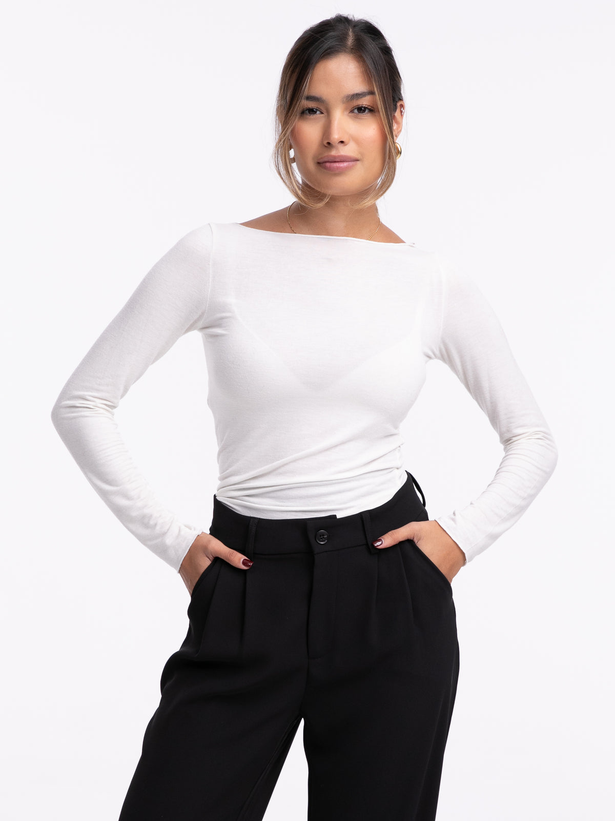 Stoffhose "Kyra" in Schwarz