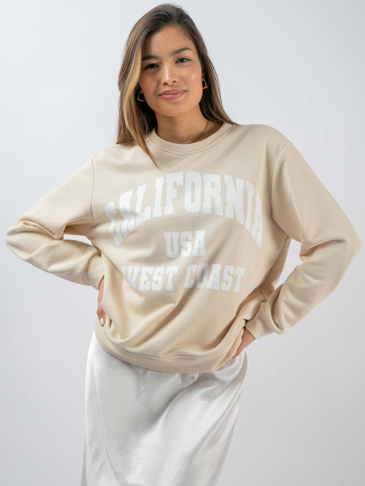 Sweater "California" in Sand