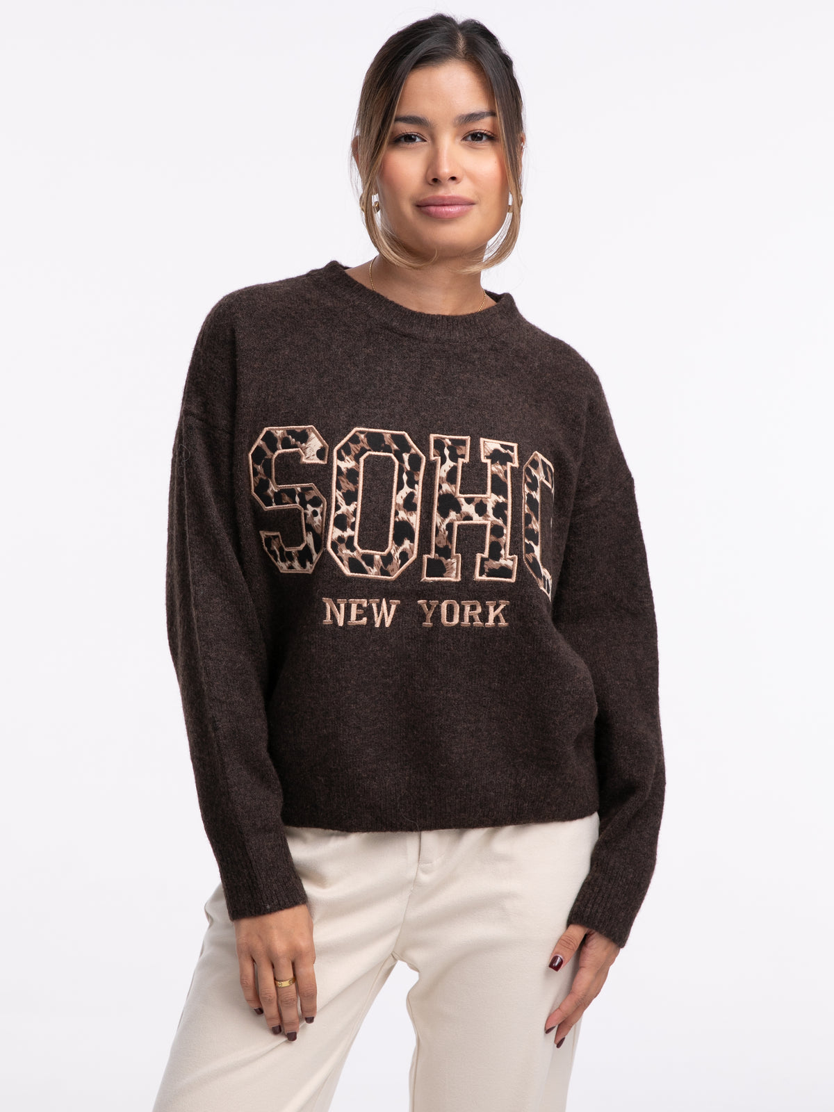 Pullover "Soho" Braun/Leo