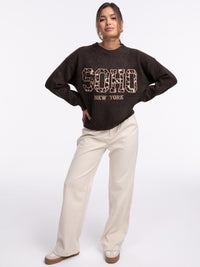 Pullover "Soho" Braun/Leo