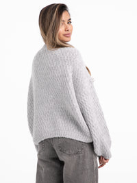 Pullover "Evi" in Grau