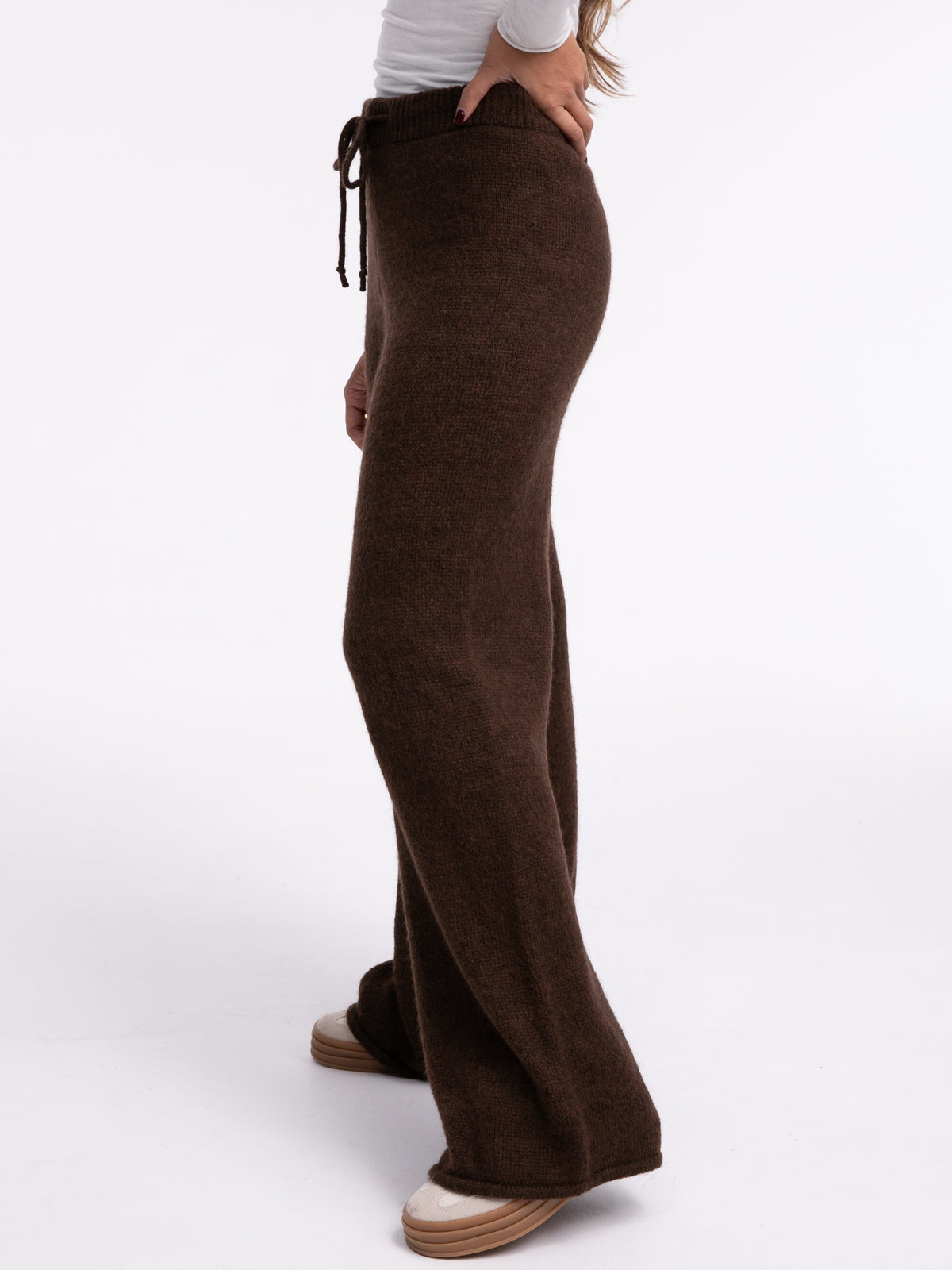 Strickhose "Maya" in Braun