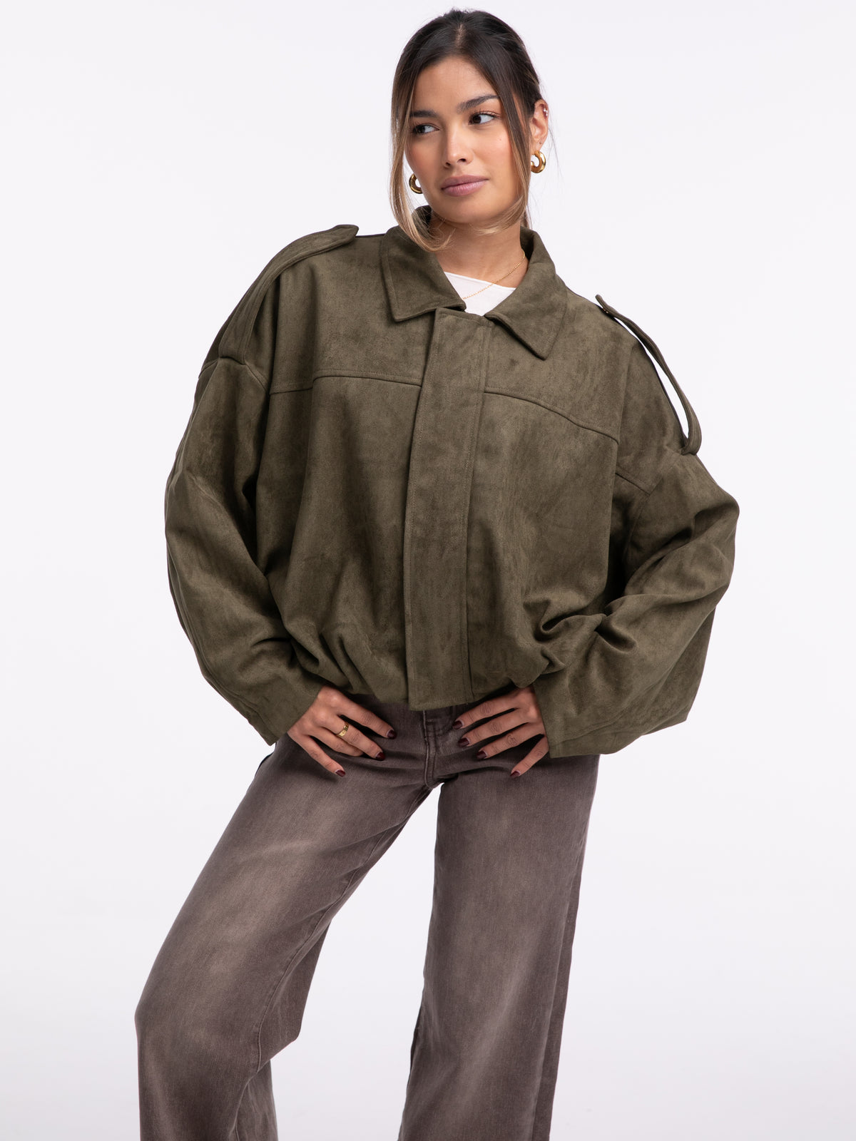 Jacke "Liana" in Khaki