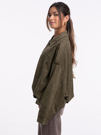 Jacke "Liana" in Khaki