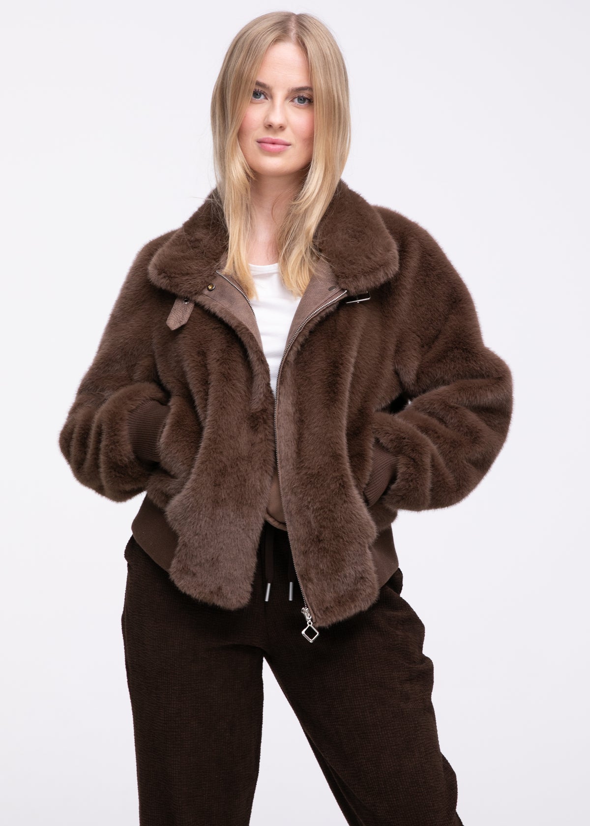 Jacke "Samira" in Braun