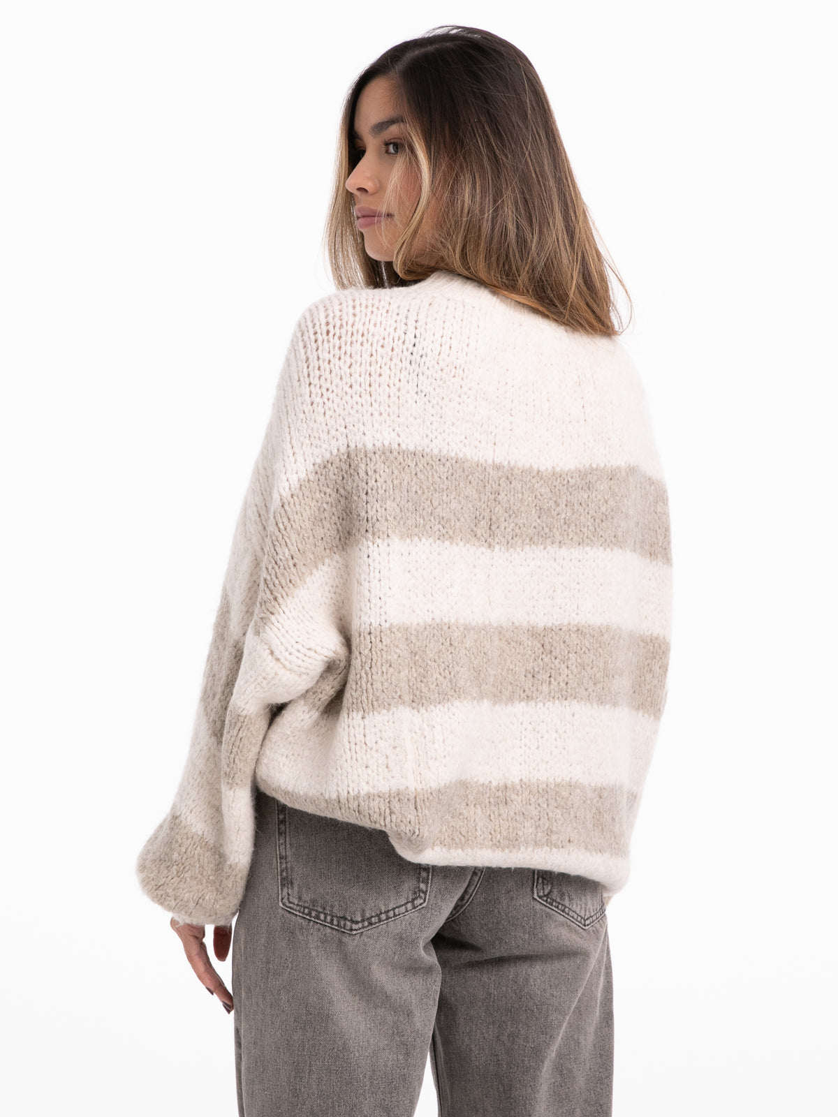 Pullover "Tara" in Taupe