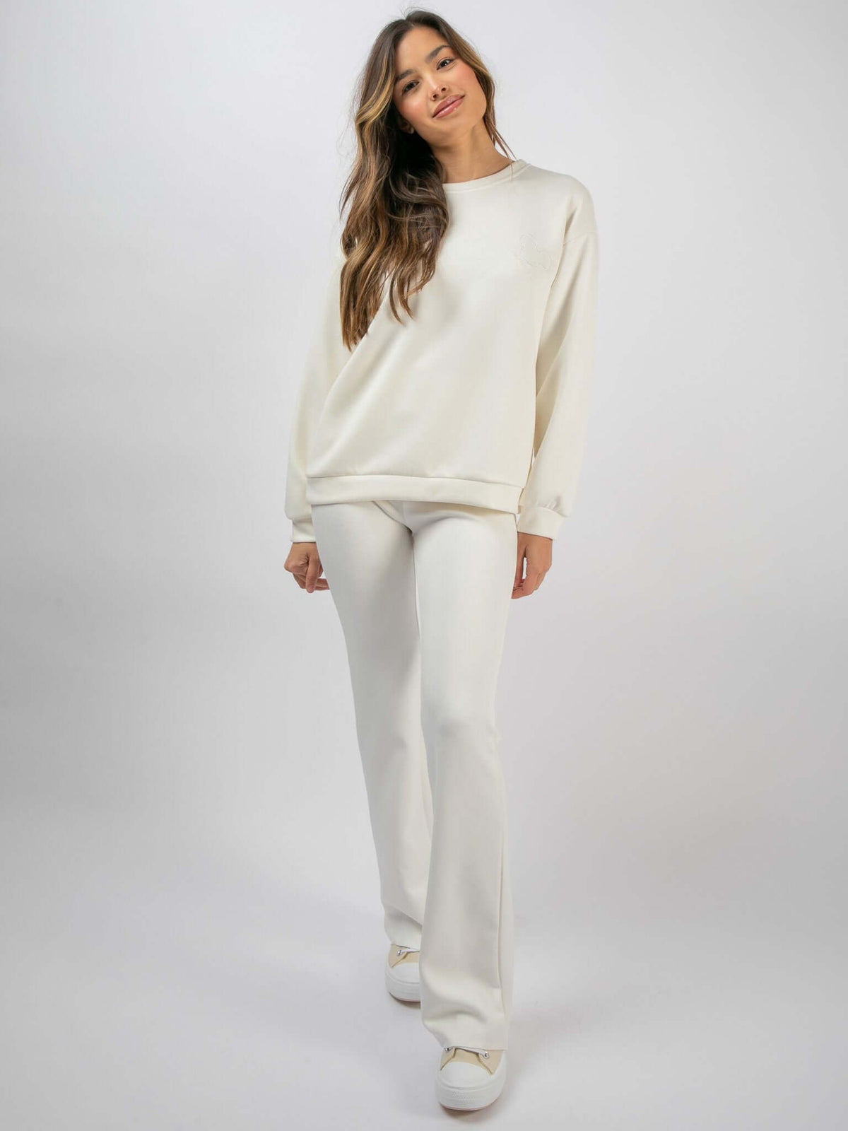 Sweater "Micky" in White