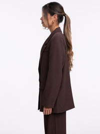Blazer „Kyra“ in Braun