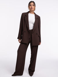 Stoffhose "Kyra" in Braun