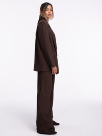Stoffhose "Kyra" in Braun