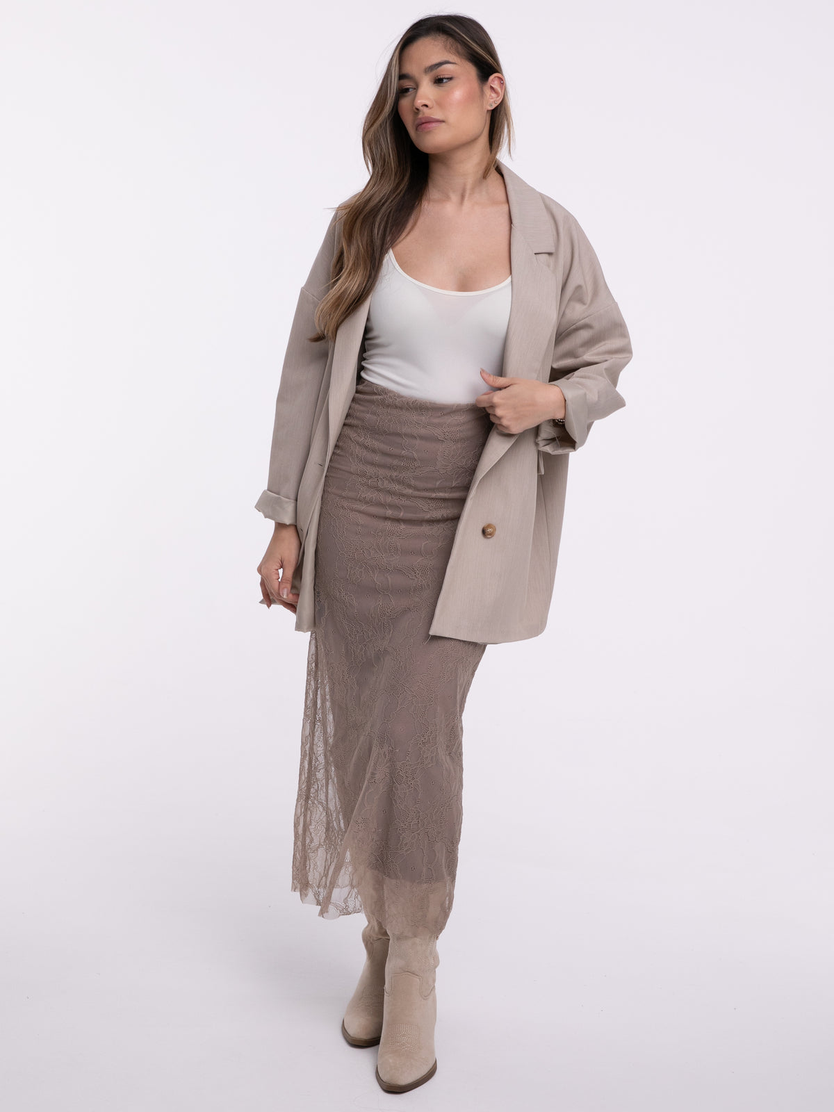 Blazer "Evina" in Beige