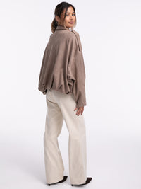 Jacke "Liana" in Taupe