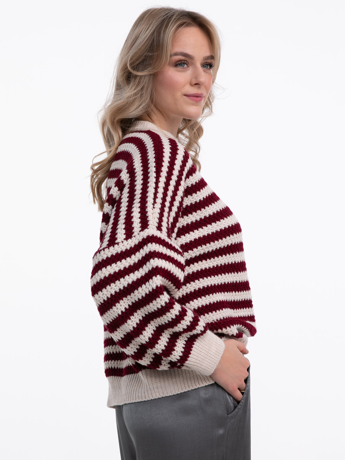 Pullover "Millie" in Burgundy