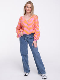 Cardigan "Salma" in Orange/Pink