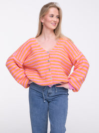 Cardigan "Salma" in Orange/Pink