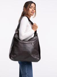 Leder-Tasche "Giovanna" in Braun