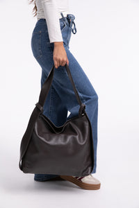 Leder-Tasche "Giovanna" in Braun