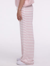 Hose „Agnes“ Rosa Gestreift
