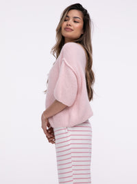 Pullover "Evia" in Rosé