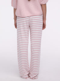 Hose „Agnes“ Rosa Gestreift