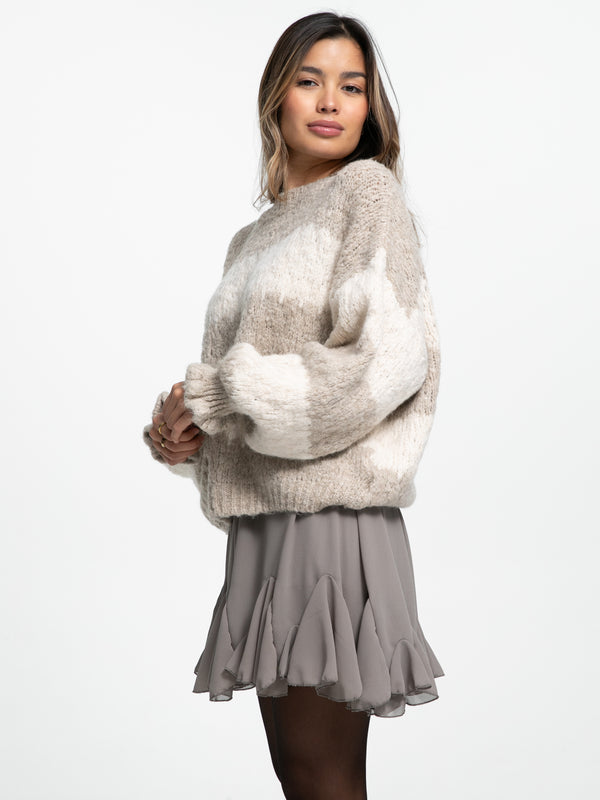 Pullover "Finnia" in Beige/Creme