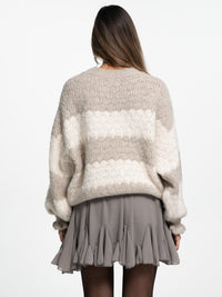 Pullover "Finnia" in Beige/Creme