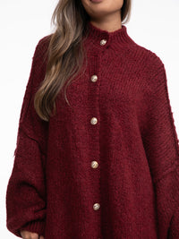 Cardigan "Elle" in Burgundy