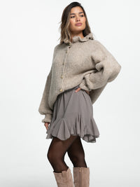 Cardigan "Melina" in Taupe