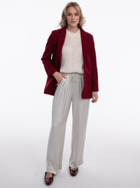 Twill-Blazer "Marly" in Burgundy