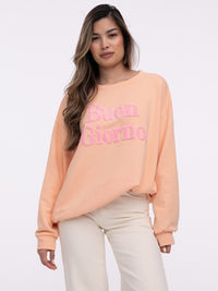 Sweater "Buon Giorno" in Orange