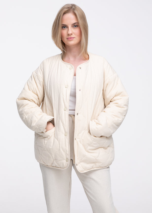 Wende-Jacke "Anni" in Beige