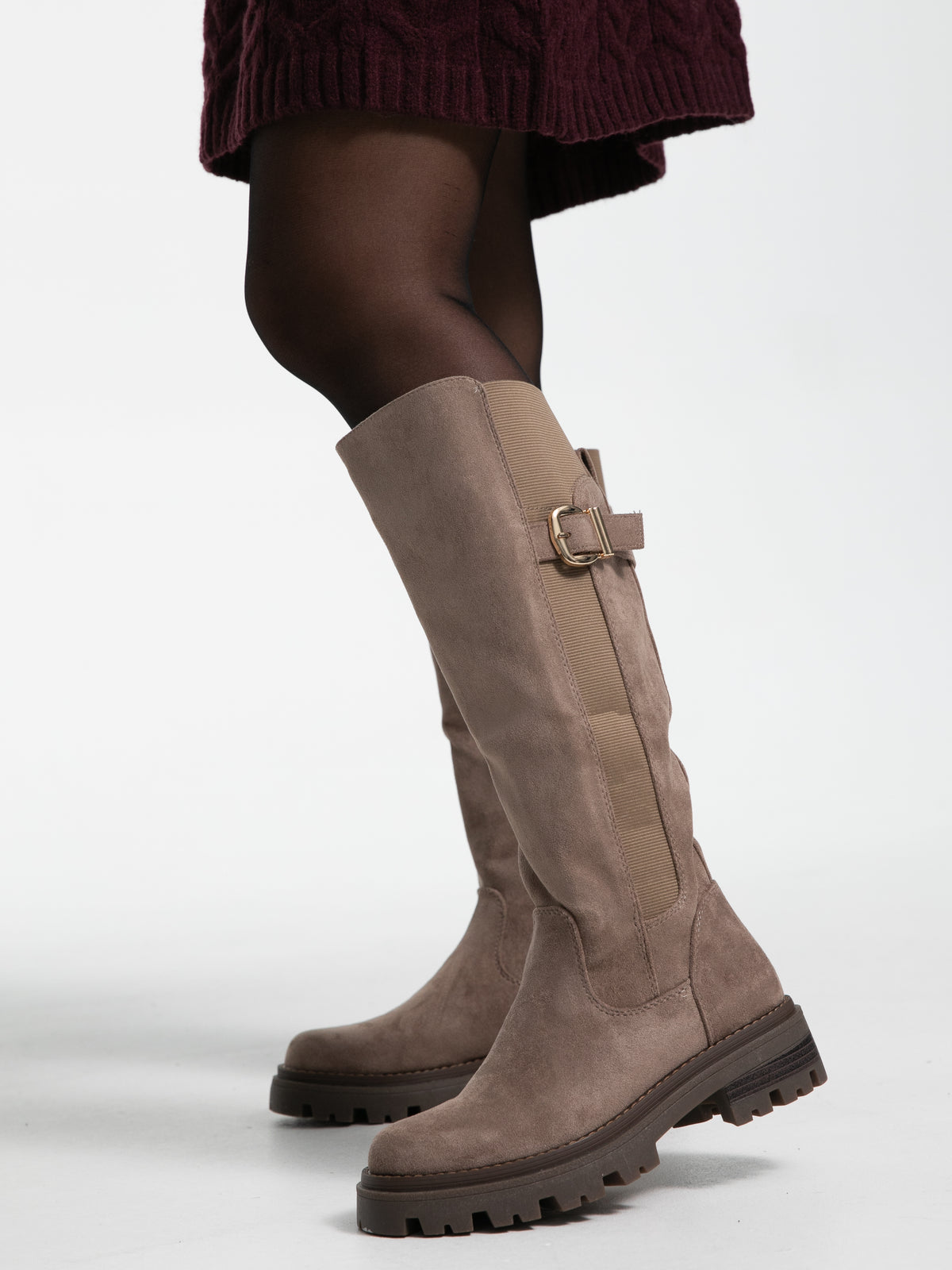 Stiefel "Baily" in Taupe