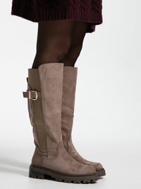 Stiefel "Baily" in Taupe