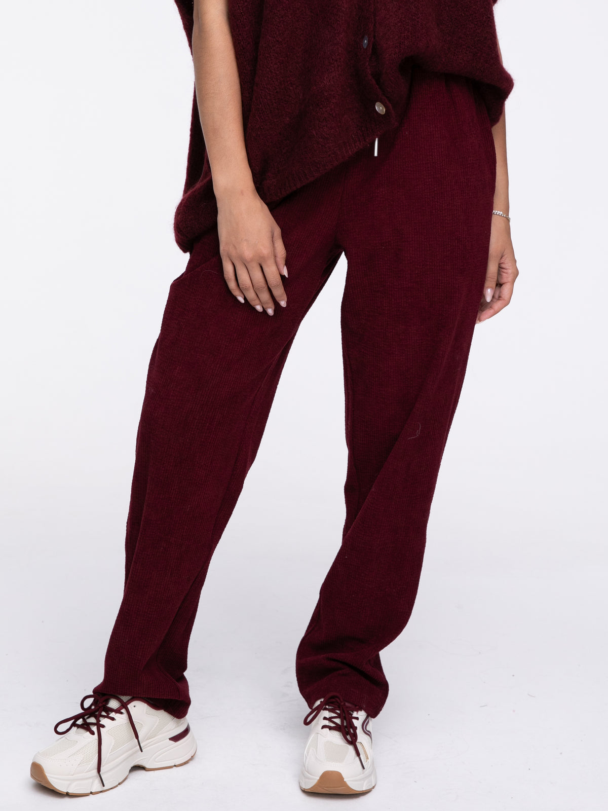 Cordhose "Lana" in Wine