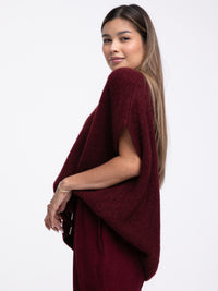 Cardigan "Marina" in Burgundy