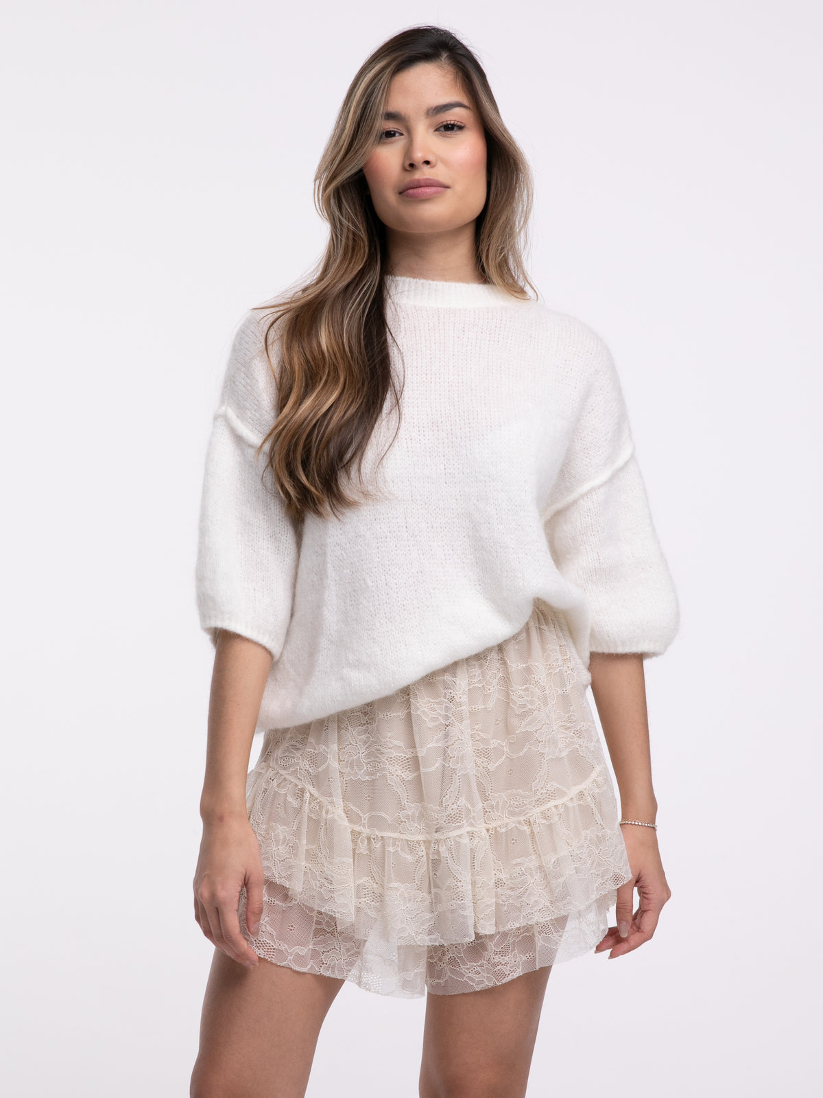 Pullover "Evia" in Ivory