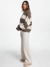 Pullover "Finnia" in Hazelnut/Creme